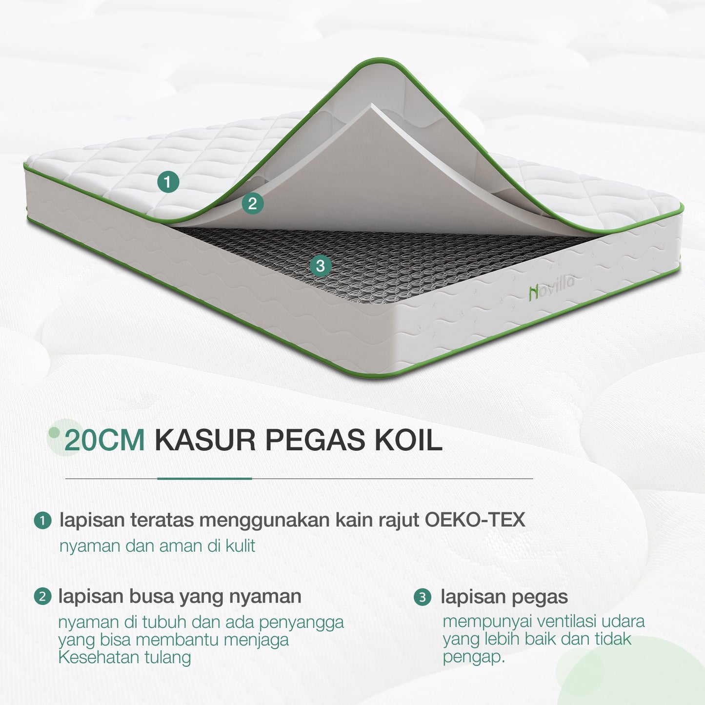 Novilla Kasur Busa Memori